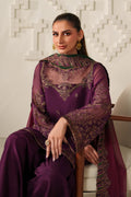 Iznik | Festive Formals | UE-624 Embroidered Chiffon - House Of Hania