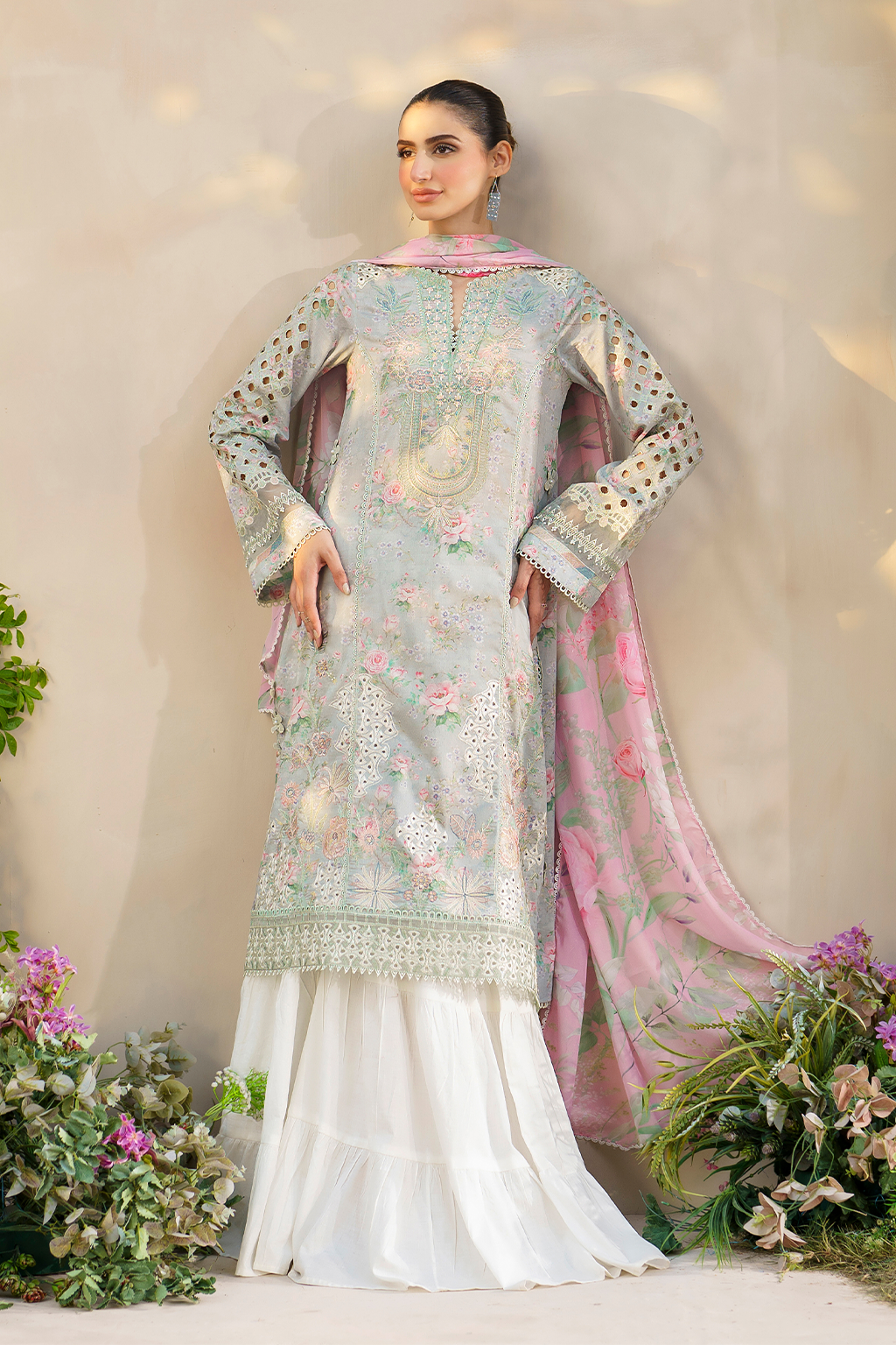Iznik | Festive lawn 24 | SFL-07 - House Of Hania