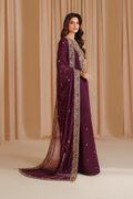 Iznik I Festive Formal I CC-76 Embroidered Chiffon - House Of Hania