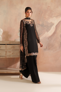 Iznik I Festive Formal I CC-77 Embroidered Net - House Of Hania