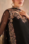 Iznik I Festive Formal I CC-77 Embroidered Net - House Of Hania