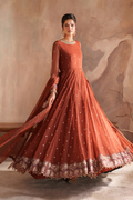 Iznik I Festive Formal I CC-78 Embroidered Net - House Of Hania