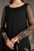 Iznik I Festive Formal I UE-417 Embroidered Chiffon - House Of Hania