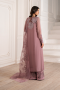 Iznik I Festive Formal I UE-418 Embroidered Chiffon - House Of Hania