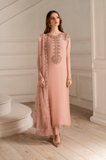 Iznik I Festive Formal I UE-479 Embroidered Chiffon - House Of Hania