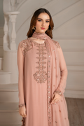 Iznik I Festive Formal I UE-479 Embroidered Chiffon - House Of Hania