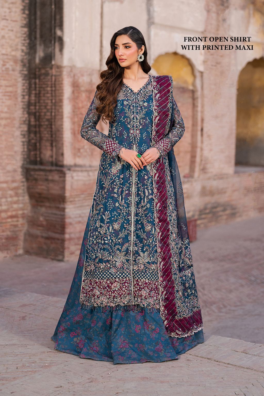 Iznik | Luxury Chiffon | ILC-03 - House Of Hania