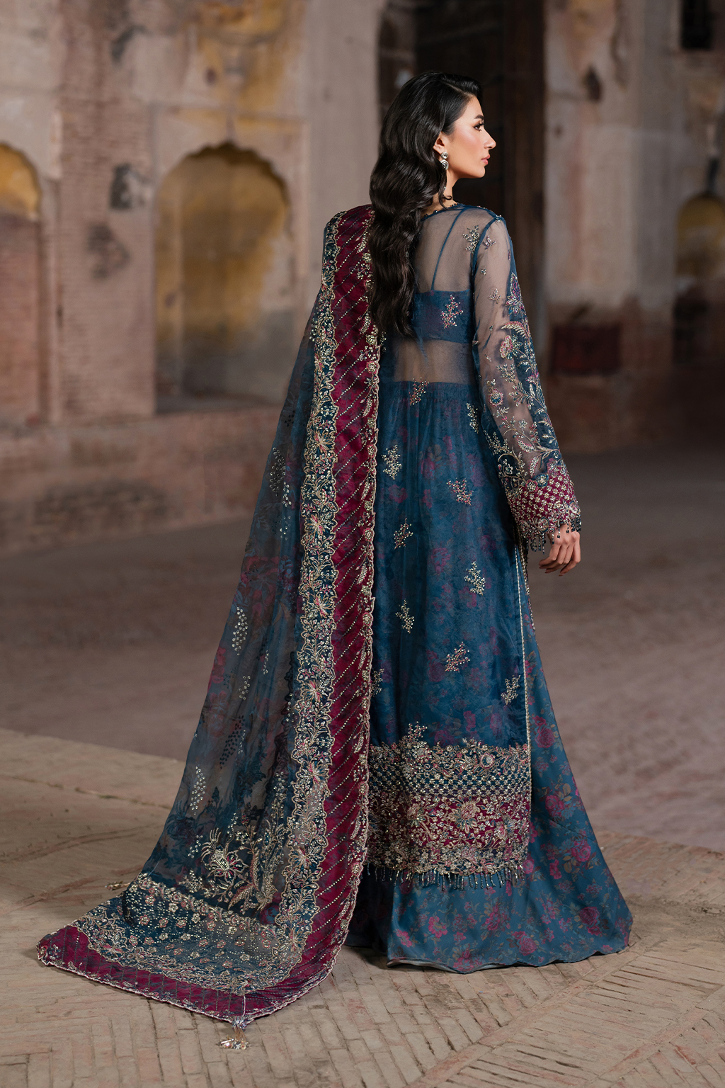 Iznik | Luxury Chiffon | ILC-03 - House Of Hania