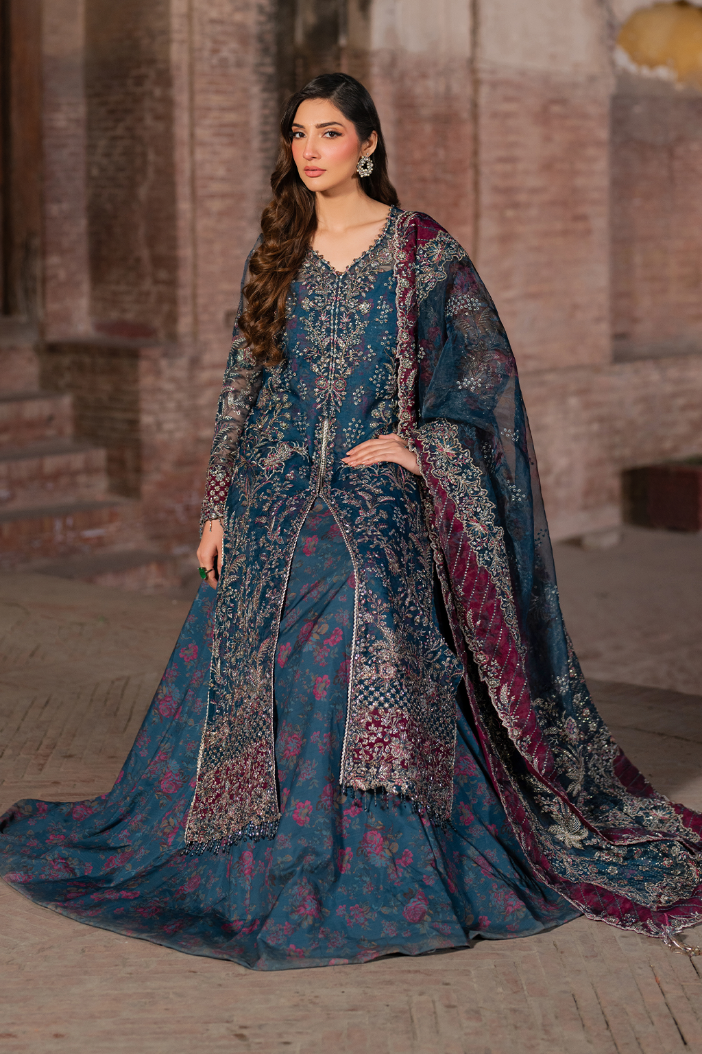 Iznik | Luxury Chiffon | ILC-03 - House Of Hania