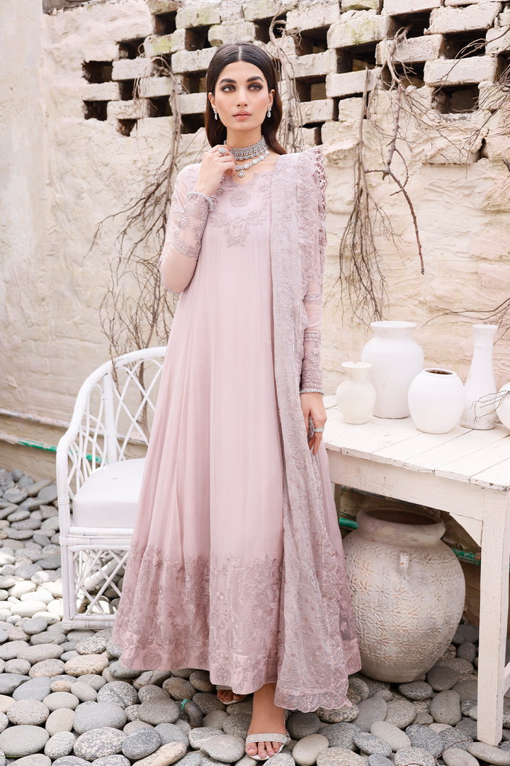 Iznik | Ready to Wear | IP-216 EMBROIDERED CHIFFON - House Of Hania