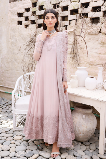 Iznik | Ready to Wear | IP-216 EMBROIDERED CHIFFON - House Of Hania