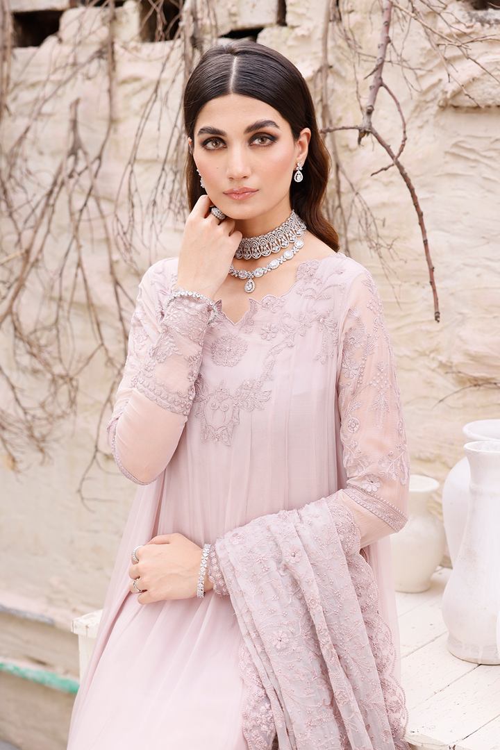 Iznik | Ready to Wear | IP-216 EMBROIDERED CHIFFON - House Of Hania