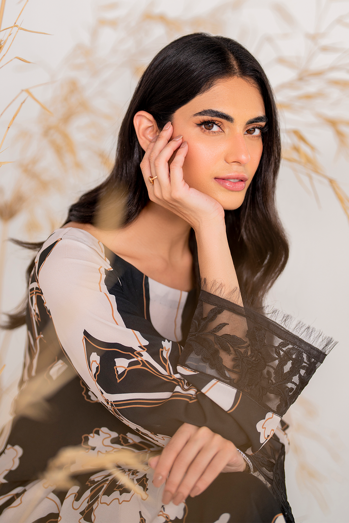Iznik | Ready to Wear | IP-238 PRINTED GEORGETTE - House Of Hania