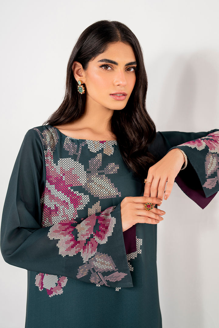 Iznik | Ready to Wear | IP-240 PRINTED GEORGETTE - House Of Hania
