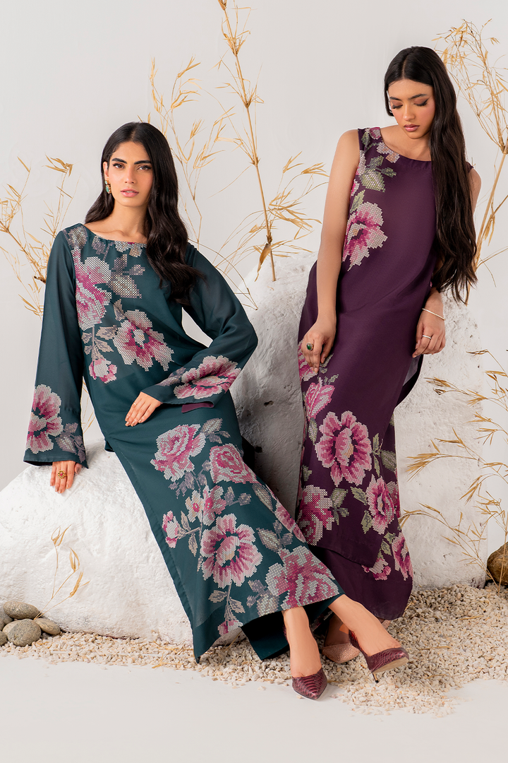Iznik | Ready to Wear | IP-240 PRINTED GEORGETTE - House Of Hania