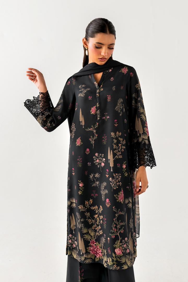 Iznik | Ready to Wear | IP-245 PRINTED GEORGETTE - House Of Hania