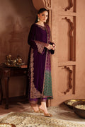 Iznik | Velvet 25 | IV-57 Embroidered Velvet - House Of Hania