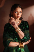Iznik | Velvet 25 | IV-60 Embroidered Velvet - House Of Hania