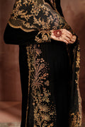 Iznik | Velvet 25 | IV-62 Embroidered Velvet - House Of Hania