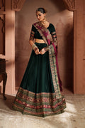 Iznik | Velvet 25 | IV-65 Embroidered Velvet - House Of Hania