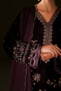 Iznik | Velvet 25 | IV-70 Embroidered Velvet - House Of Hania