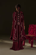 Iznik | Velvet 25 | IV-71 Embroidered Velvet - House Of Hania