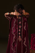 Iznik | Velvet 25 | IV-71 Embroidered Velvet - House Of Hania