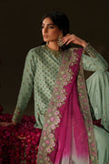 Iznik | Velvet 25 | IV-73 Embroidered Velvet - House Of Hania