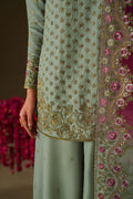 Iznik | Velvet 25 | IV-73 Embroidered Velvet - House Of Hania