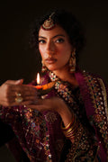Iznik | Velvet 25 | IV-74 Embroidered Velvet - House Of Hania