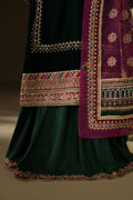 Iznik | Velvet 25 | IV-74 Embroidered Velvet - House Of Hania