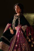 Iznik | Velvet 25 | IV-74 Embroidered Velvet - House Of Hania