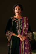 Iznik | Velvet 25 | IV-74 Embroidered Velvet - House Of Hania
