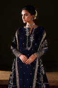 Iznik | Velvet 25 | IV-76 Embroidered Velvet - House Of Hania