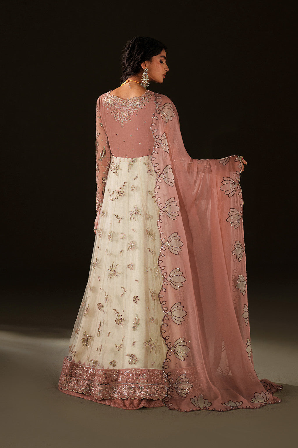 Iznik | Velvet 25 | IV-78 Embroidered Velvet - House Of Hania