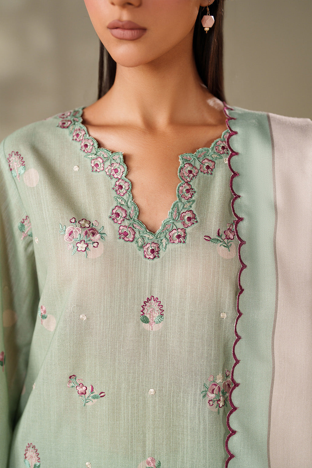 Iznik | Winter Chapter 25 | UE-563 Printed Khaddar - House Of Hania