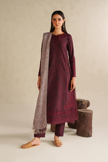 Iznik | Winter Chapter 25 | UE-590 Printed Khaddar - House Of Hania