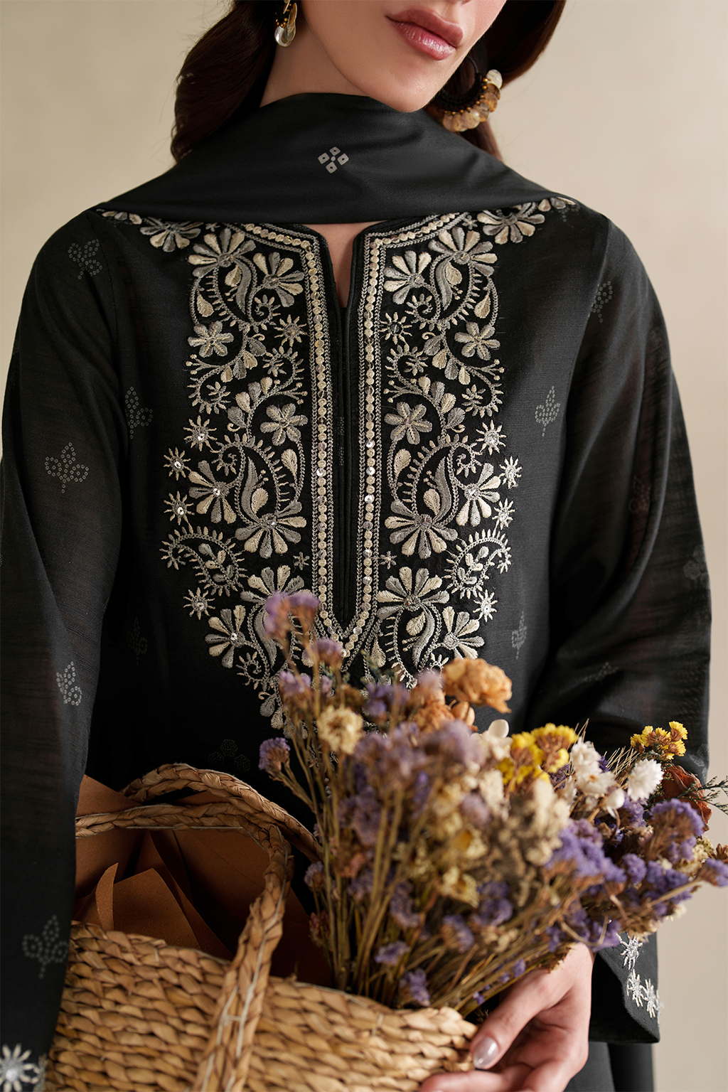 Iznik | Winter Chapter 25 | UE-591 Printed Khaddar - House Of Hania