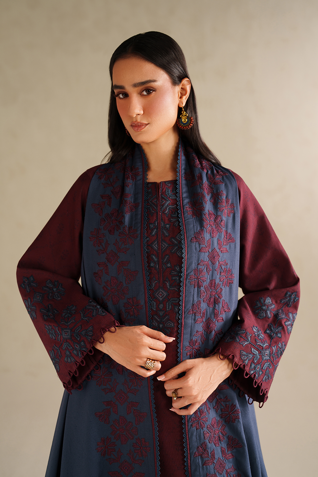 Iznik | Winter Chapter 25 | UE-592 Printed Khaddar - House Of Hania