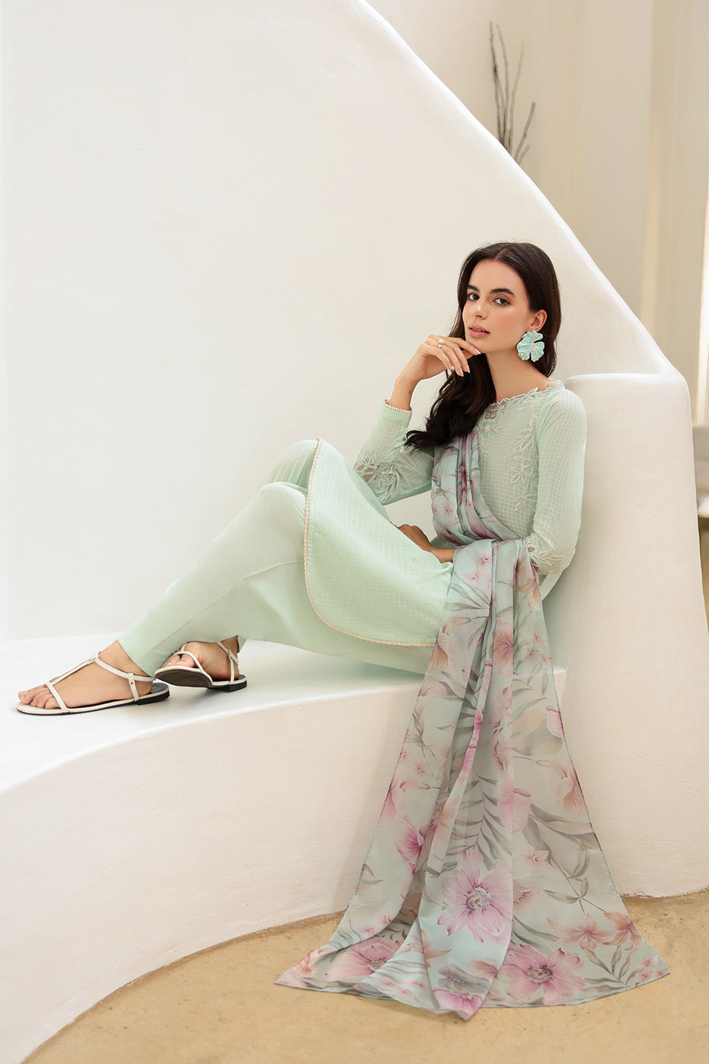 Iznik | lawn 26 | UE-521 - House Of Hania