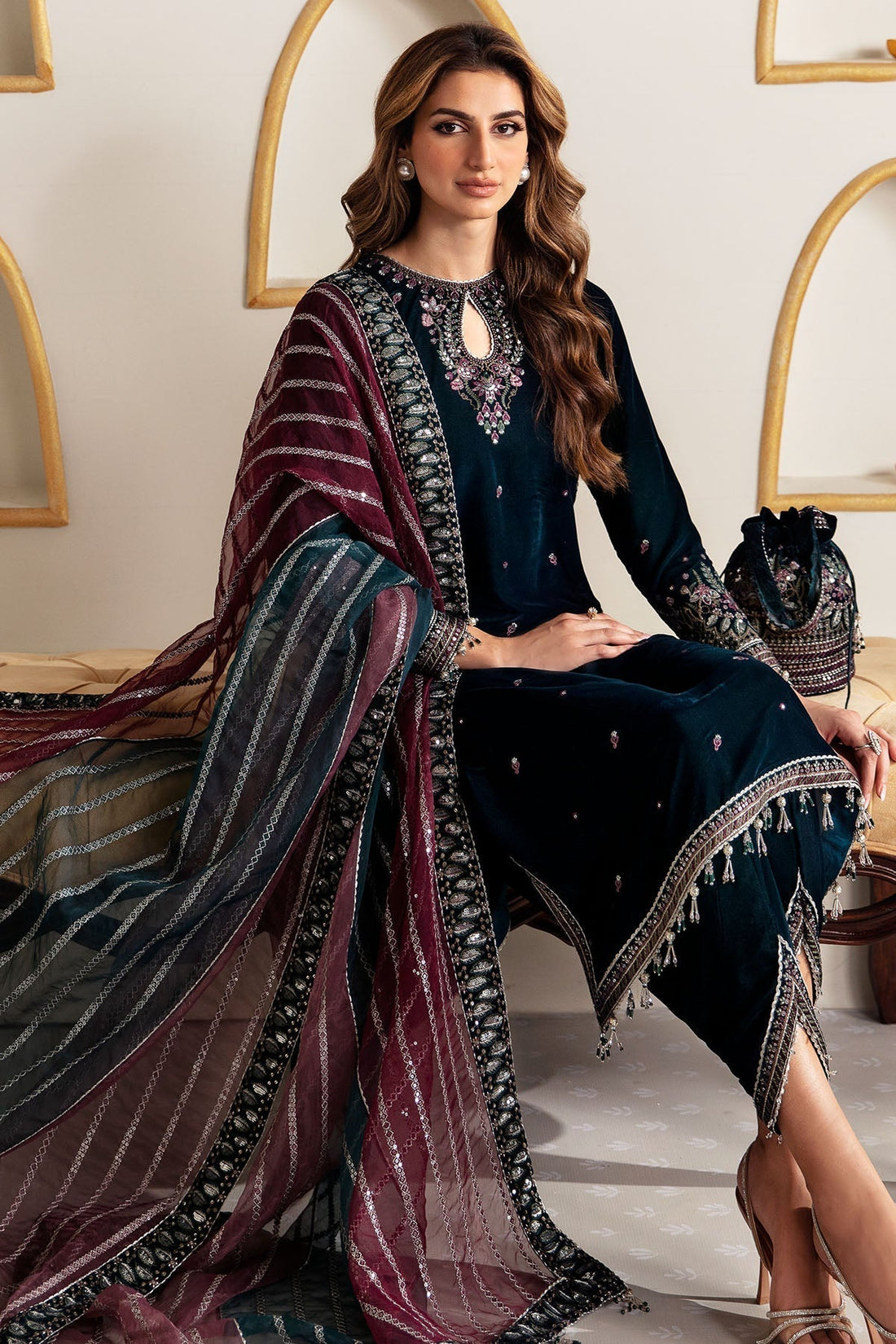 JASMIN - ELVET FORMAL VF-2008 - House Of Hania