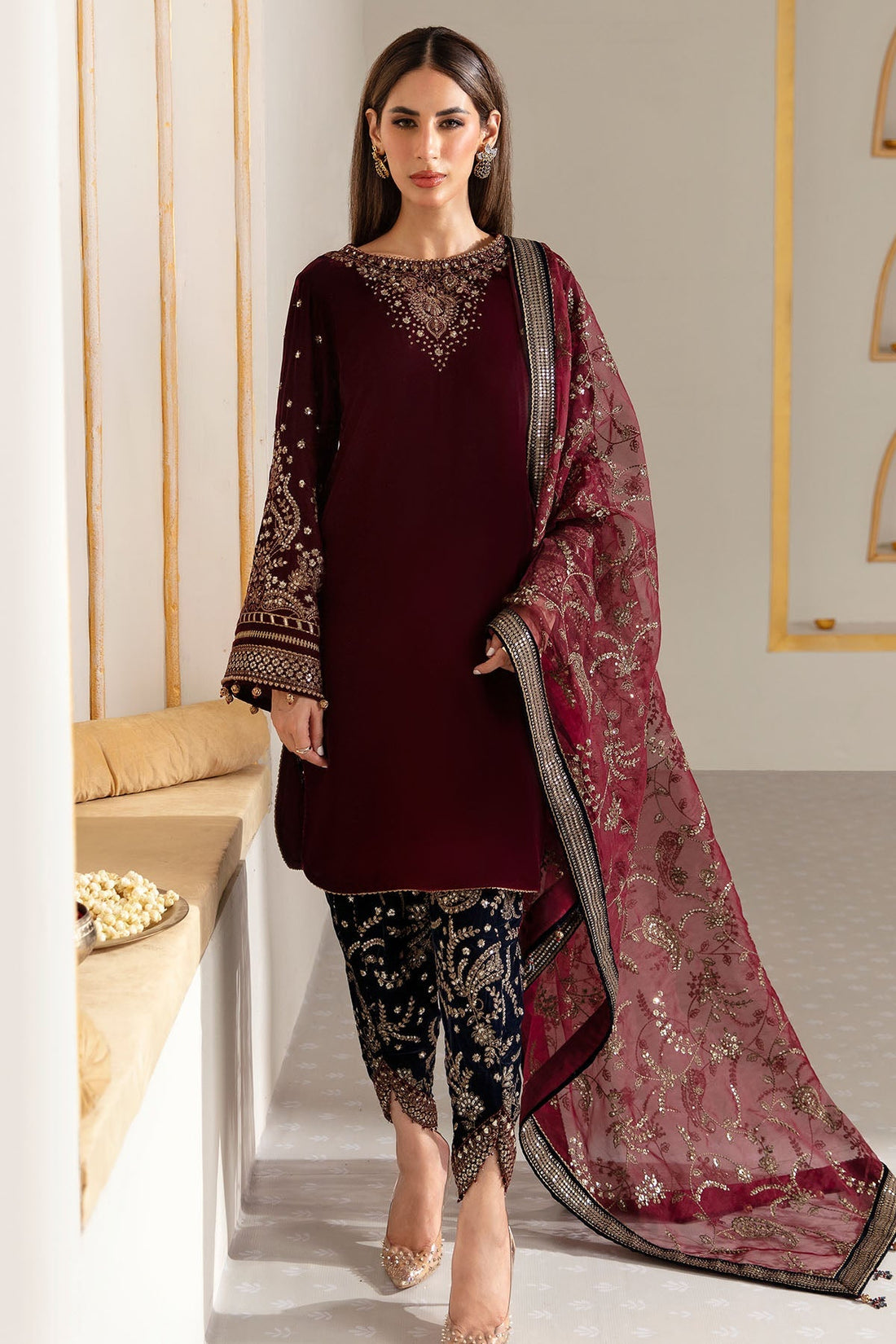 JASMIN - VELVET FORMAL VF-2017 - House Of Hania