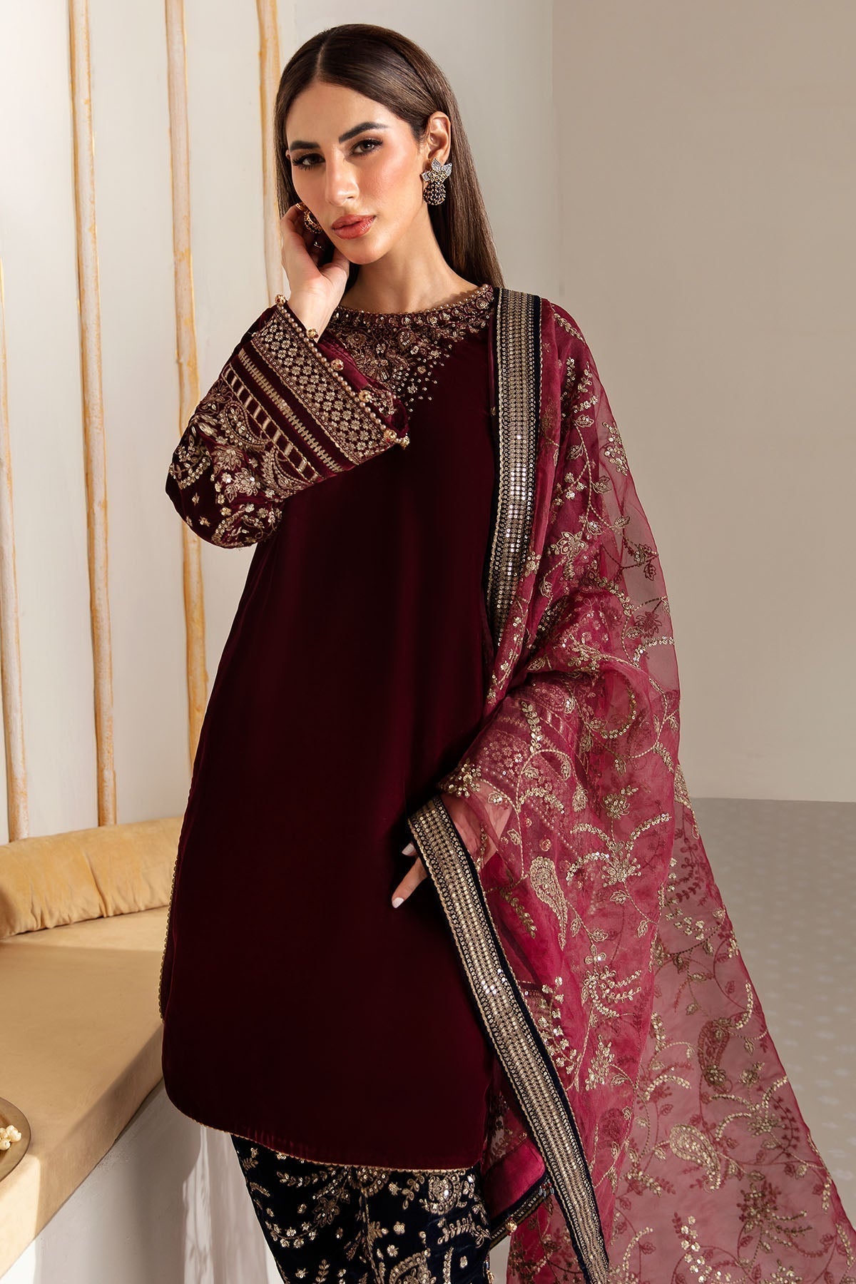 JASMIN - VELVET FORMAL VF-2017 - House Of Hania