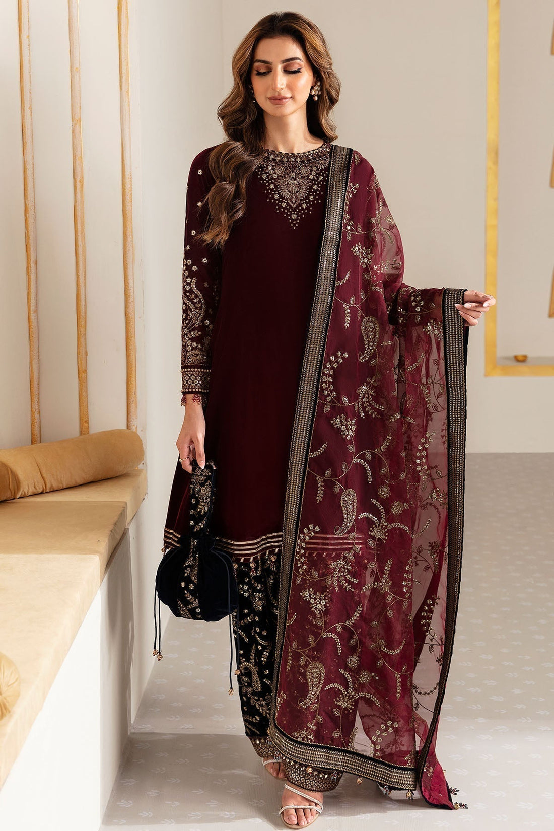 JASMIN - VELVET FORMAL VF-2018 - House Of Hania