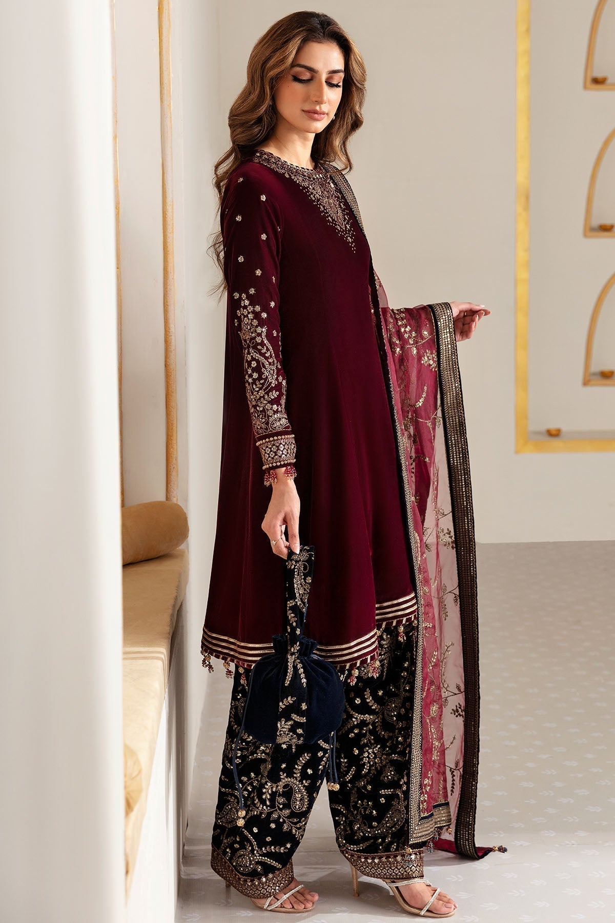 JASMIN - VELVET FORMAL VF-2018 - House Of Hania