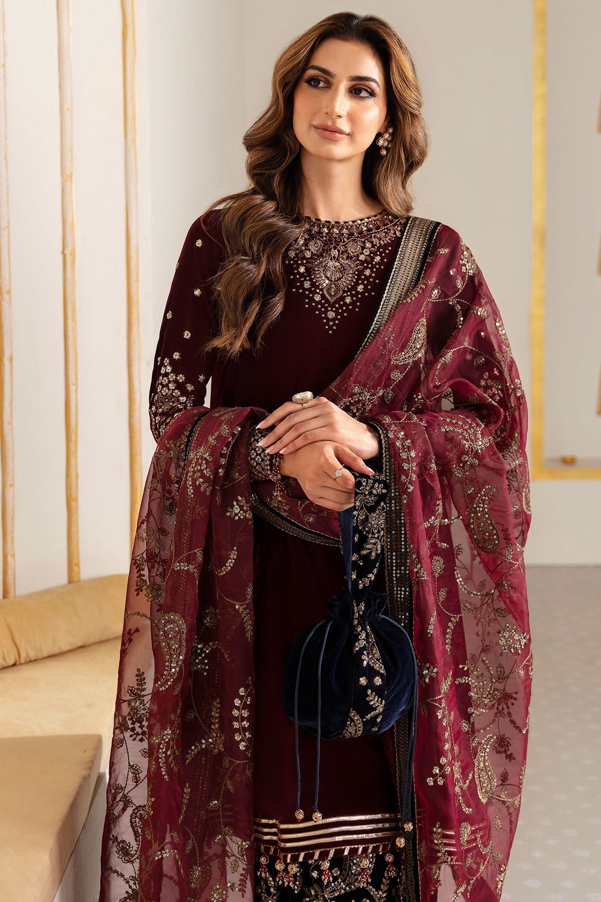 JASMIN - VELVET FORMAL VF-2018 - House Of Hania