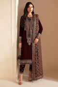 JAZMIN__Embroidered Velvet Formal VF-2022 - House Of Hania