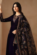 JAZMIN__Embroidered Velvet Formal VF-2027 - House Of Hania