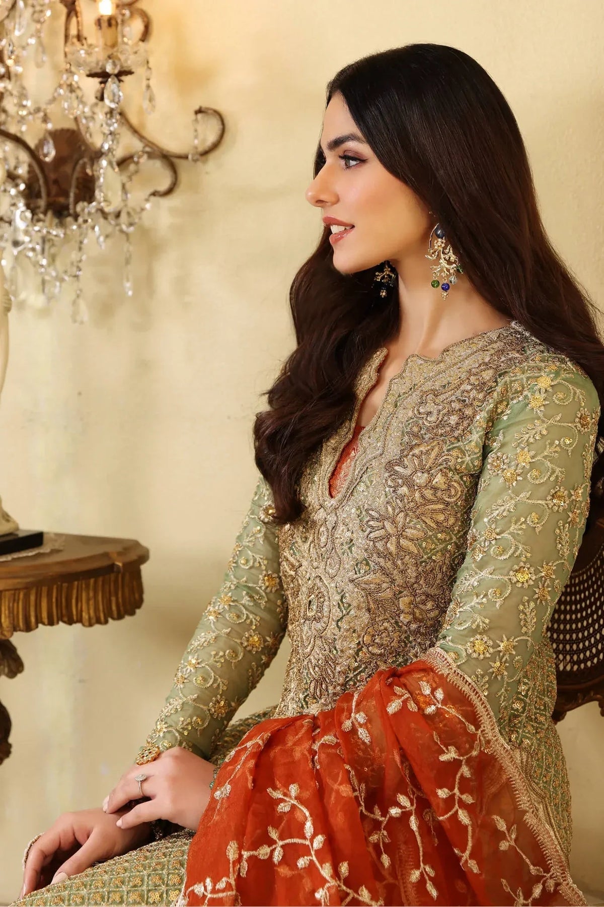 Musferah Saad | Enchante Formals | Jade Elegance