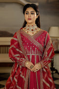 Jahaa'n Ara by Serene Embroidered Raw Silk Suit SRS-06 - House Of Hania